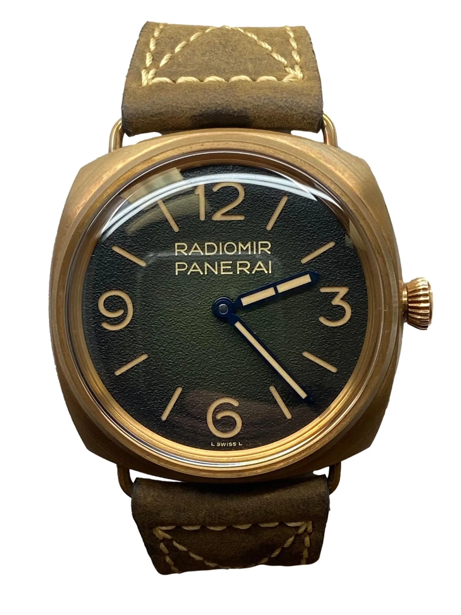 Panerai Radiomir Bronzo 47mm PAM00760 Green Dial Manual Wind Men's Watch