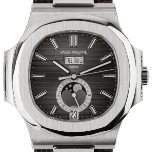 Patek Philippe Nautilus Stainless Steel & Leather 5726A-001