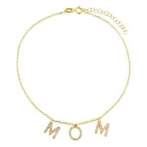 Pavé Mom Anklet