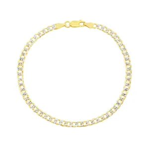 Pave Cuban Chain Anklet