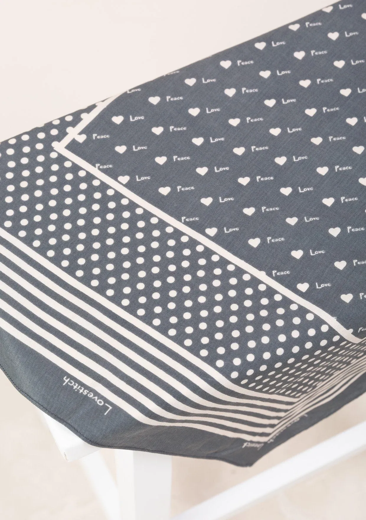 Peace And Love Bandana