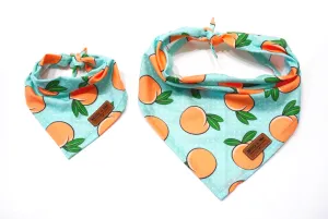 Peaches & Polka Dots - Pet Bandana
