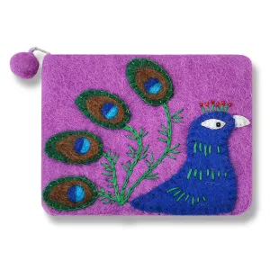Peacock Design Coin Purse