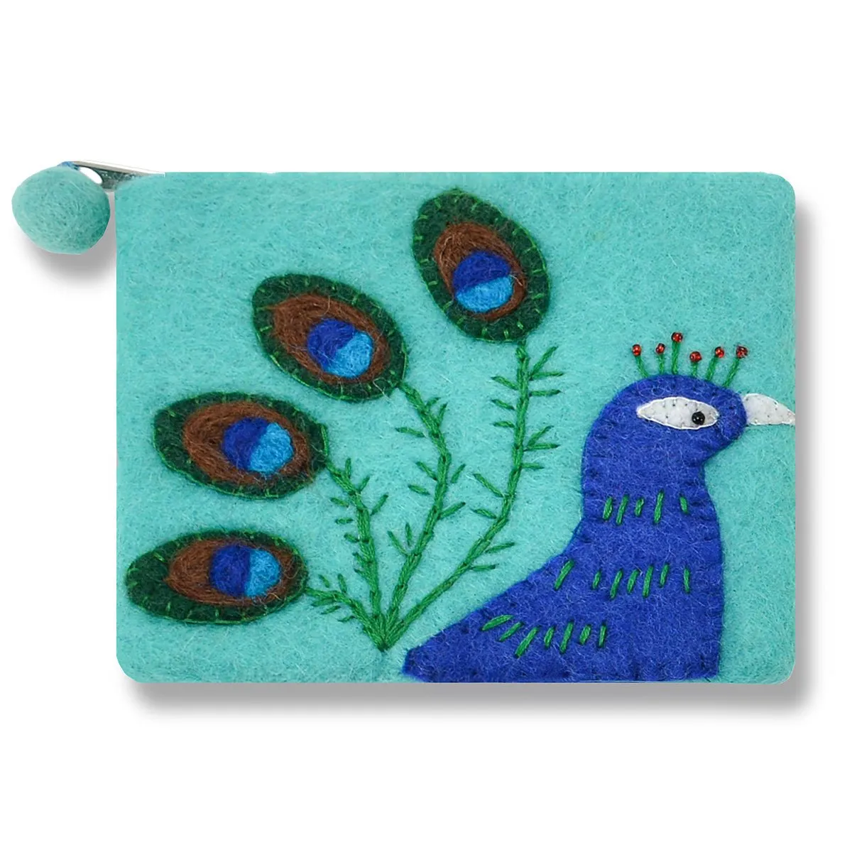 Peacock Design Coin Purse