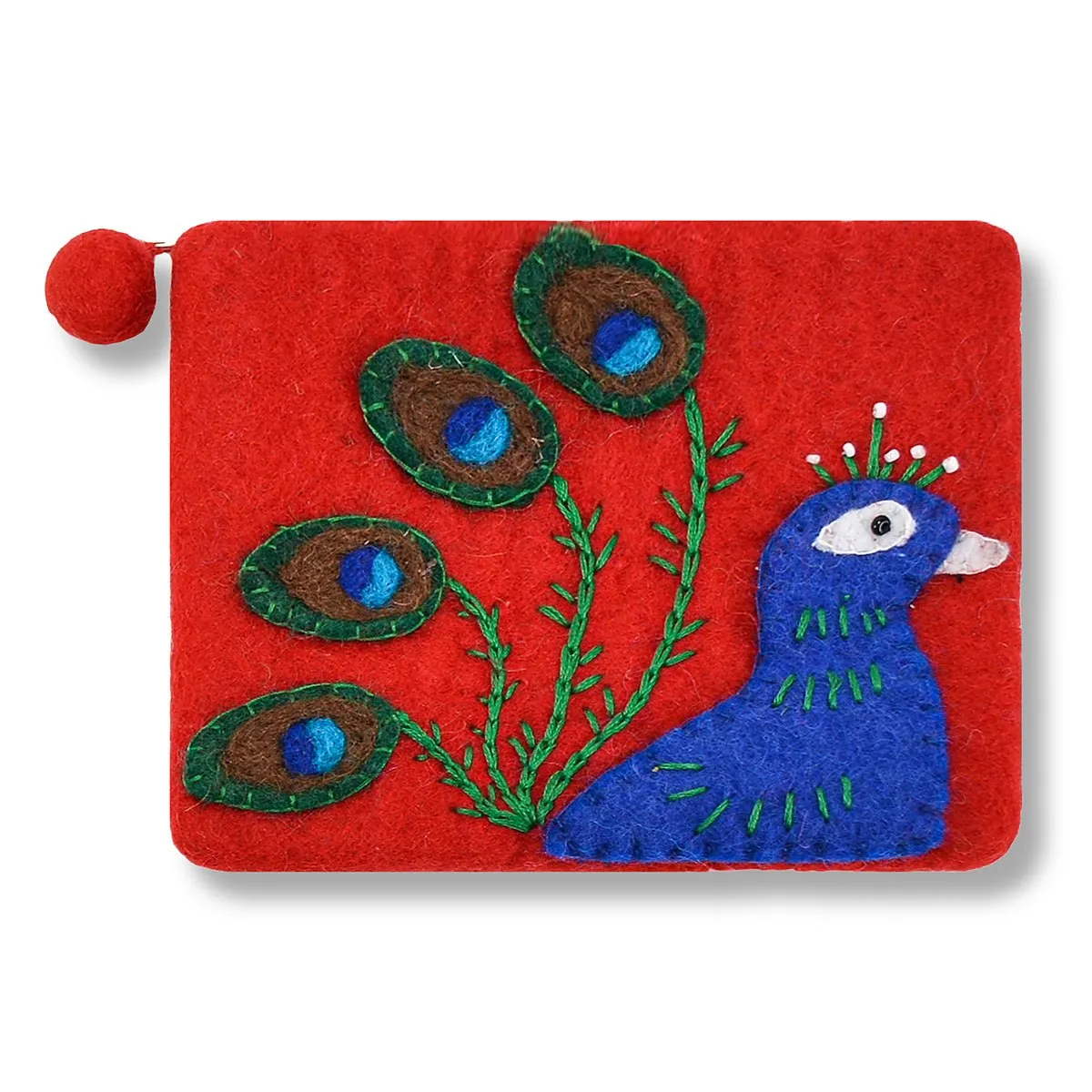 Peacock Design Coin Purse