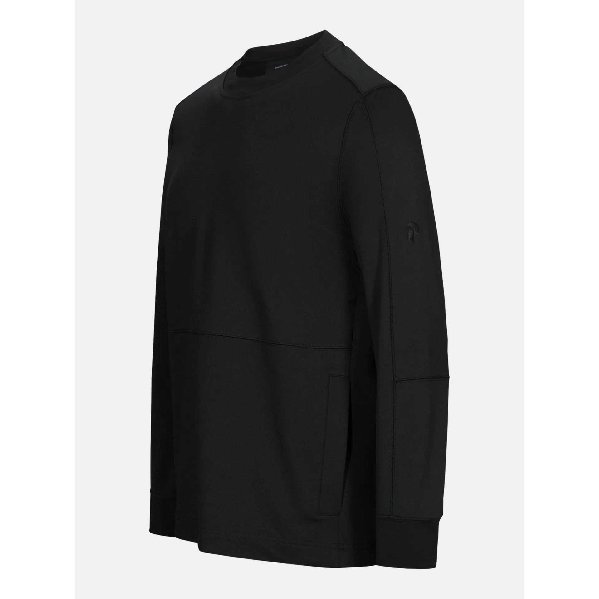 Peak Performance Extended Crew Black Men G67583004050