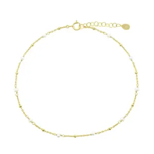 Pearl Beaded Anklet