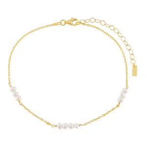 Pearl Cluster Chain Anklet