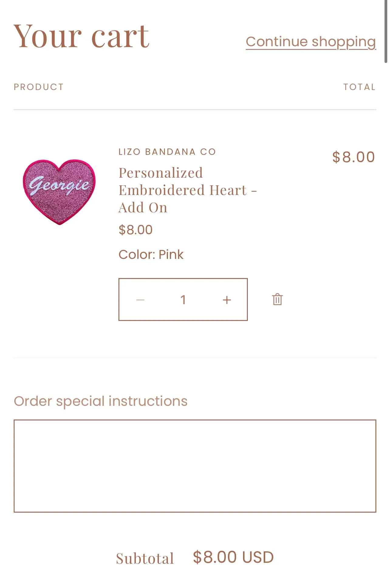 PERSONALIZED Blue Heart Dog Bandana