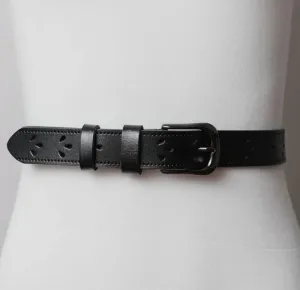 Petal Punchout Belts-Black or White