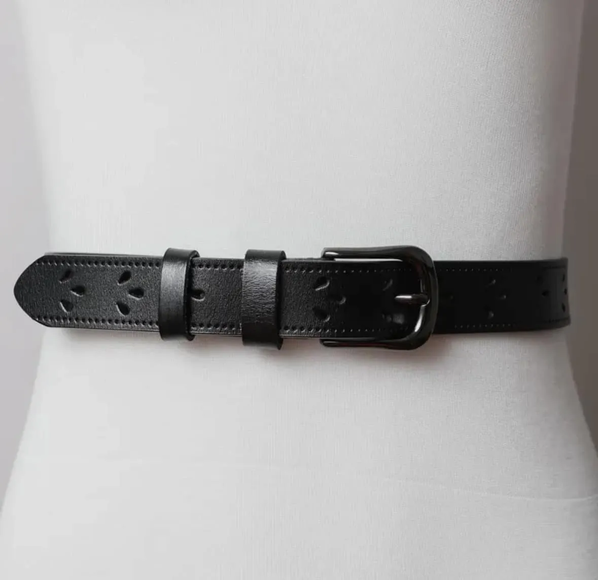 Petal Punchout Belts-Black or White