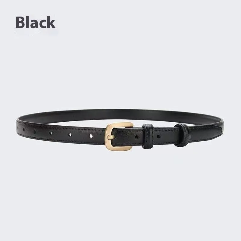 Pin Buckle Thin Belt Women's All-match Decoration Simple