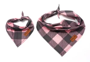 Pink Buffalo Plaid - Pet Bandana