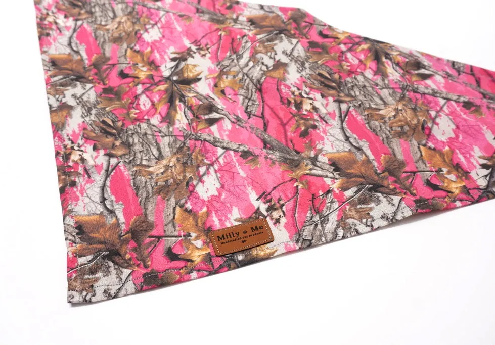 Pink Camo - Pet Bandana