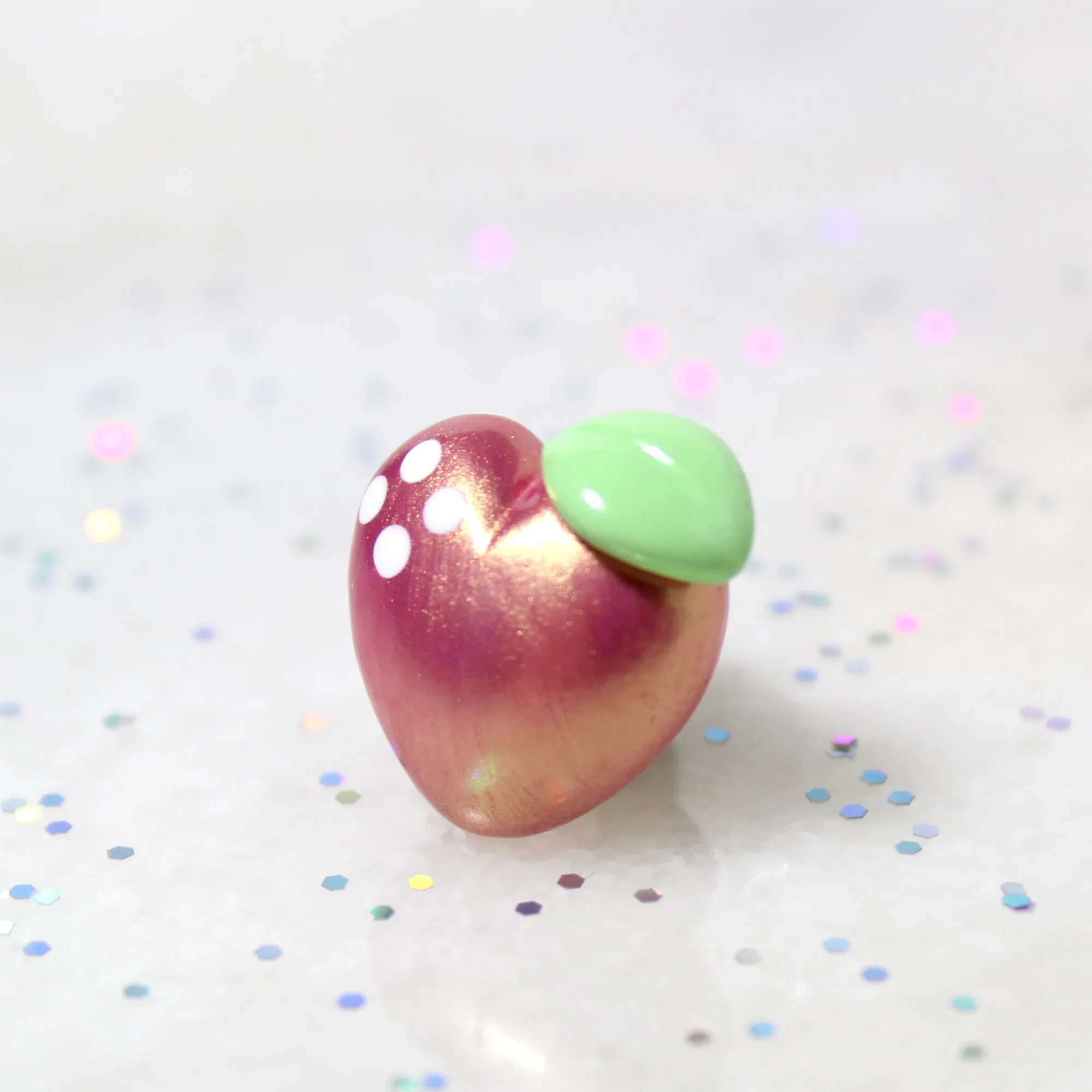Pink Gold Peach Pin