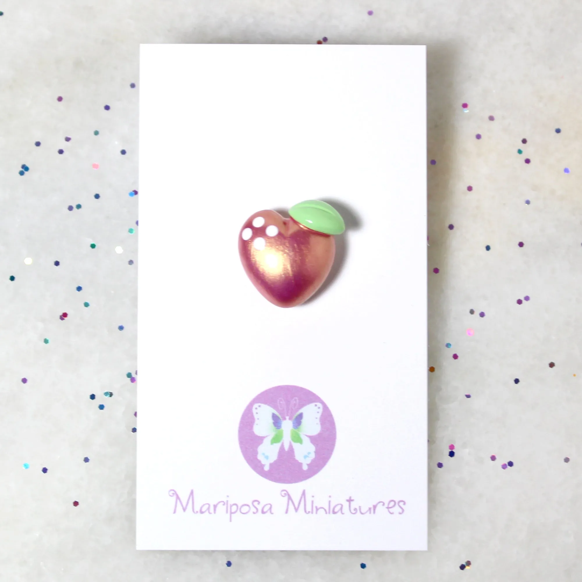 Pink Gold Peach Pin