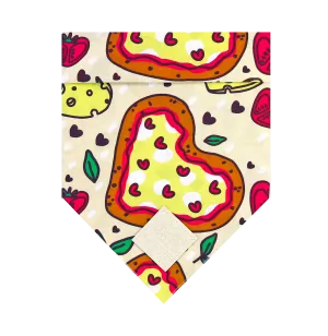 Pizza heart bandana