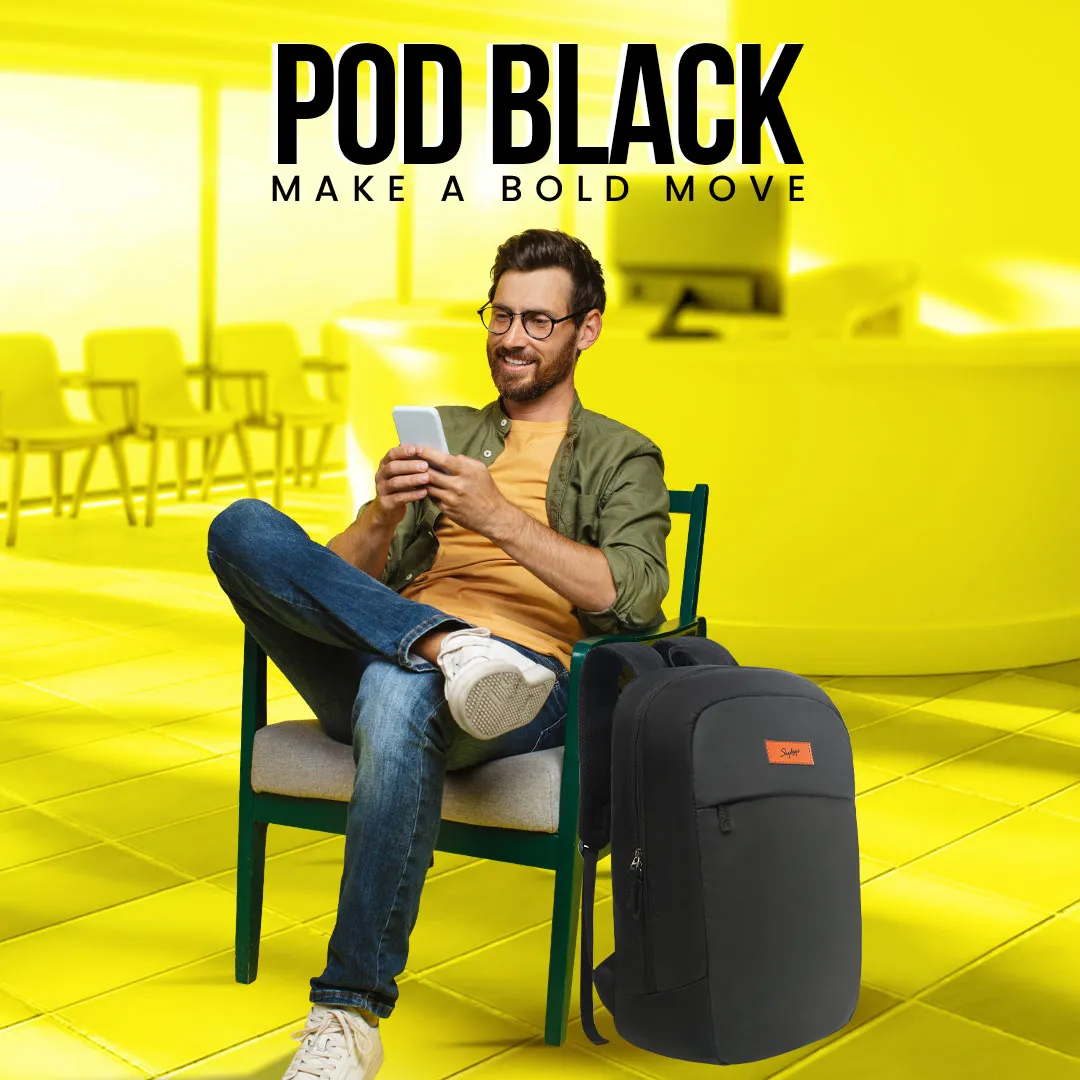 Pod Laptop Backpack Black