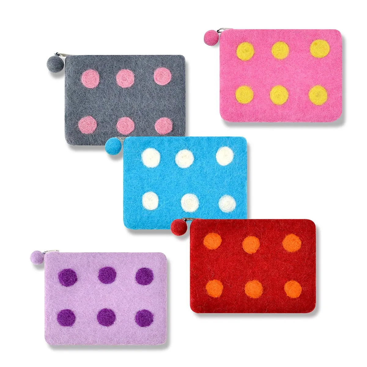 Polka Dot Coin Purse