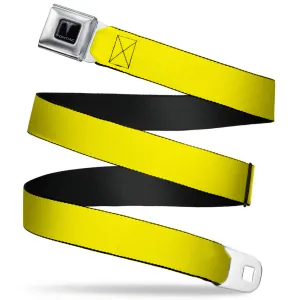 Pontiac Seatbelt Belt - Yellow Webbing