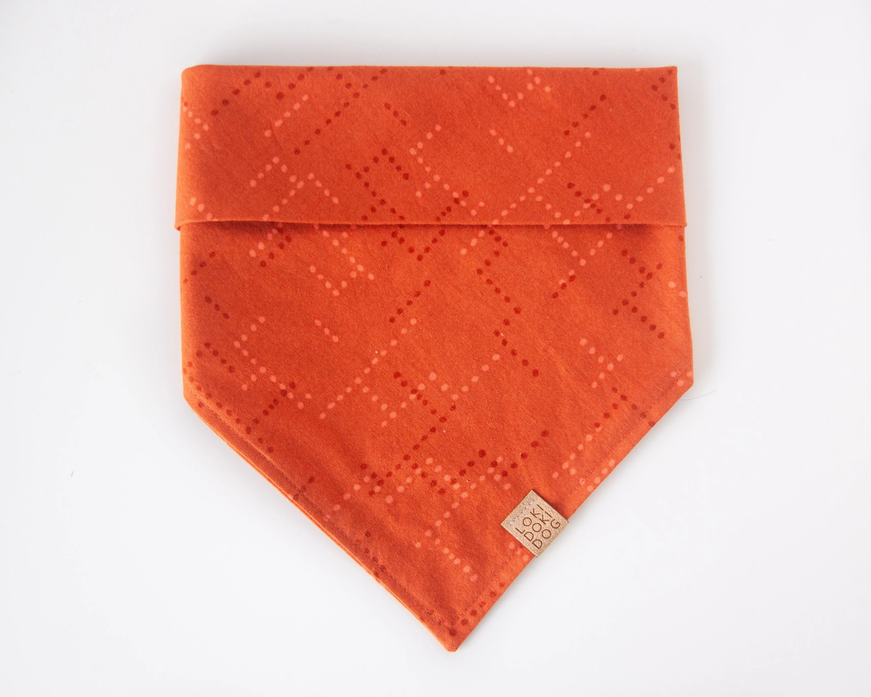 Pop of Orange Dog Bandana (Personalization Available)