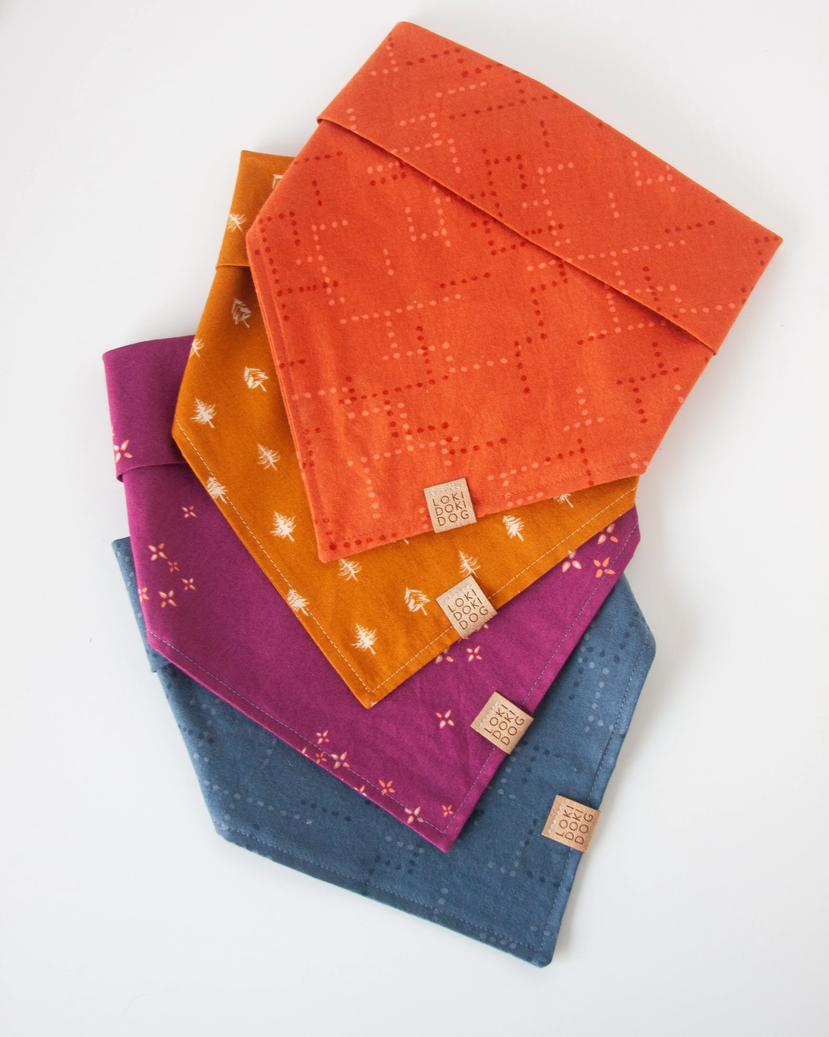 Pop of Orange Dog Bandana (Personalization Available)