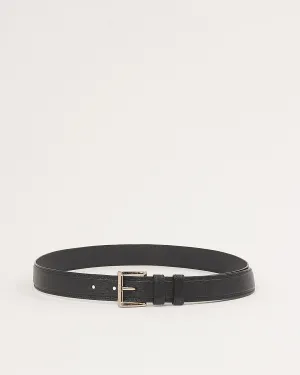 Prada Black Saffiano Leather Belt - 32/80
