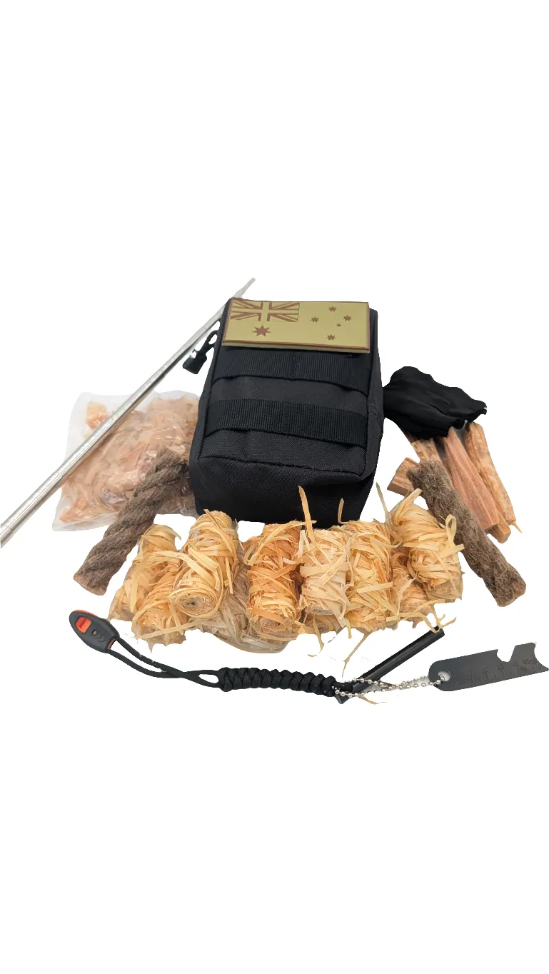 PrepPro Fire Starter & Tinder Kit – Ultimate All-Weather Fire-Starting Solution