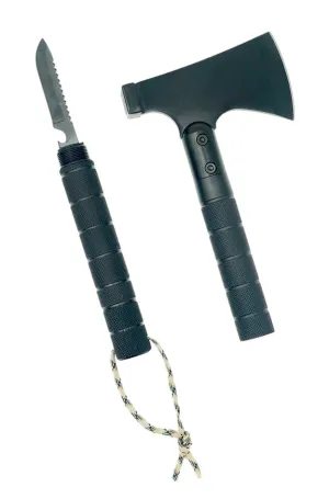 PrepPro  Multi-Tool Axe | Axe, Hammer, Flint & Saw – Ultimate Survival Tool