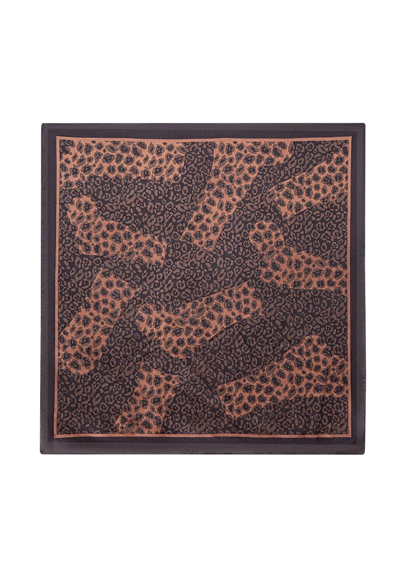 Printed Black Bandana