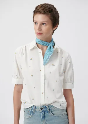 Printed Blue Bandana