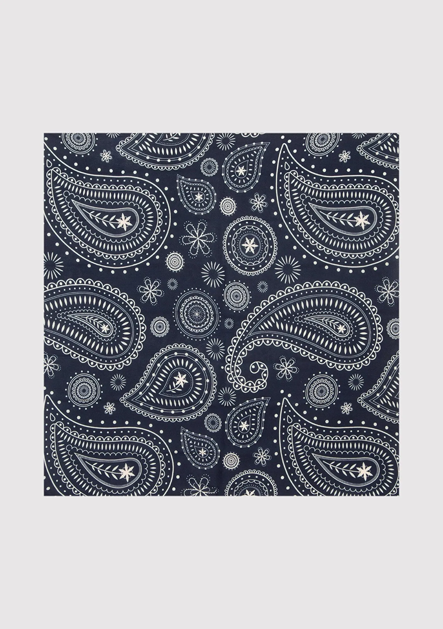 Printed Navy Bandana
