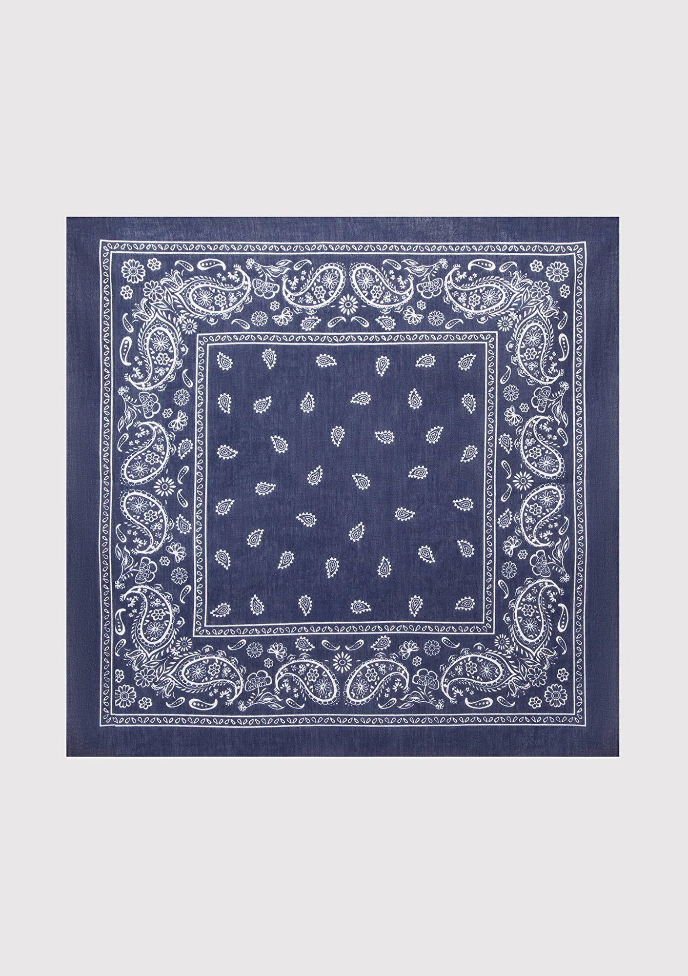 Printed Navy Bandana