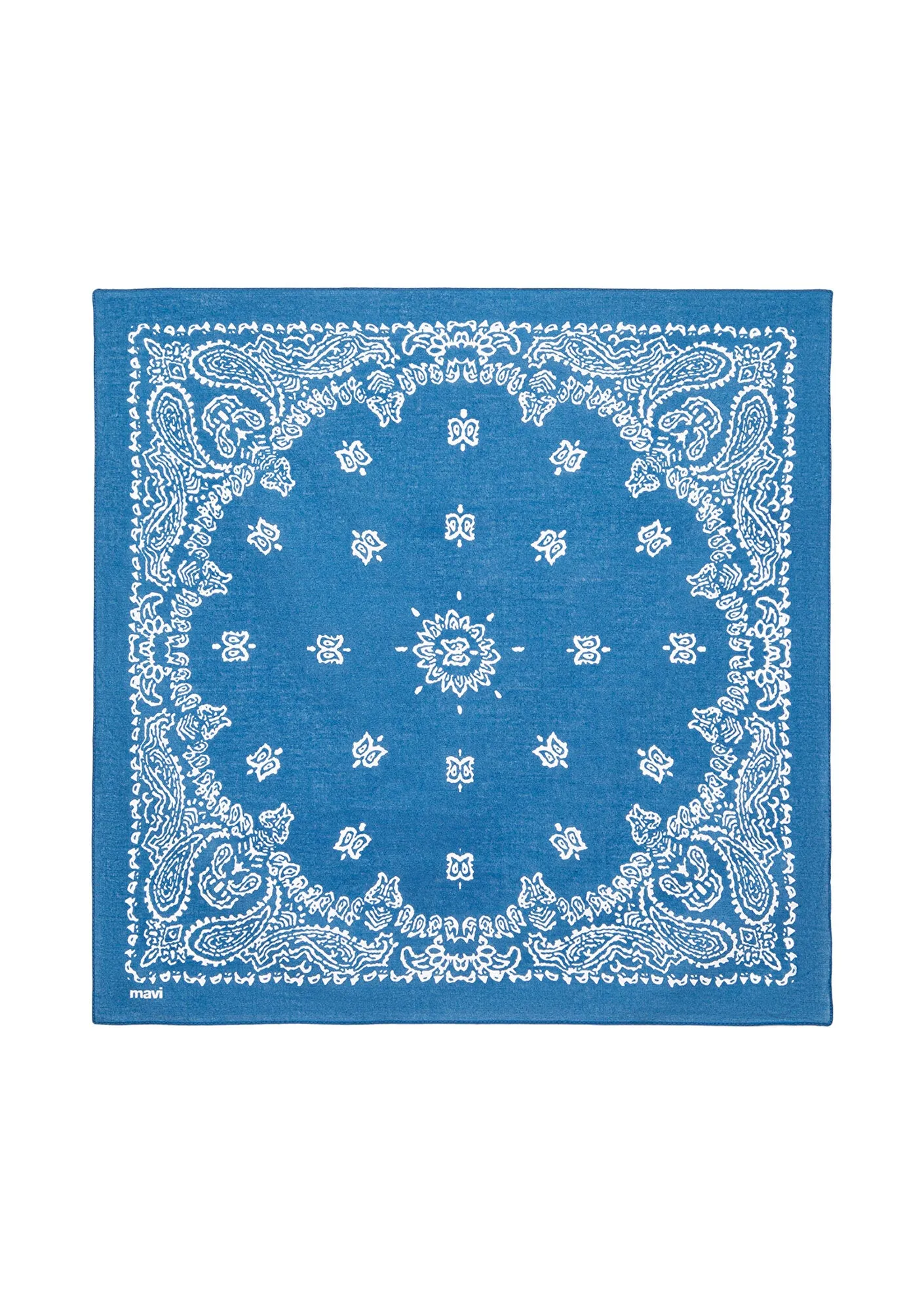 Printed Navy Bandana