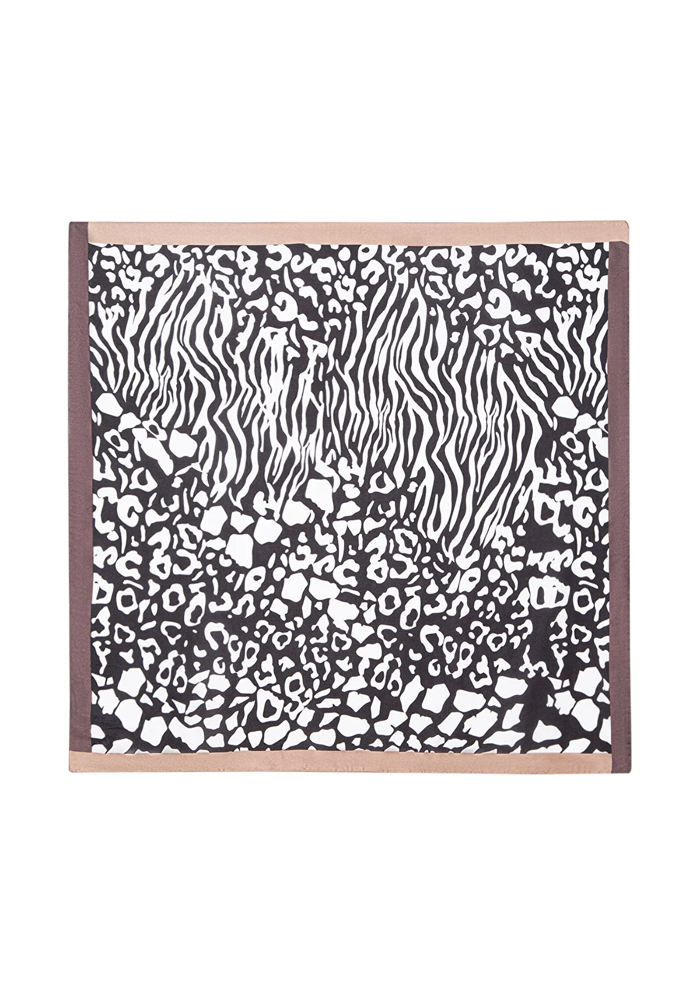 Printed White Bandana