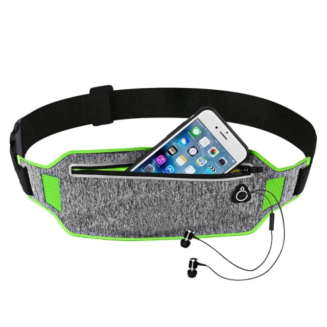 Professional Running Waist Pouch Belt Sport Belt Mobile Phone Men Women With Hidden Pouch Gym Bags Running Belt Waist Pack