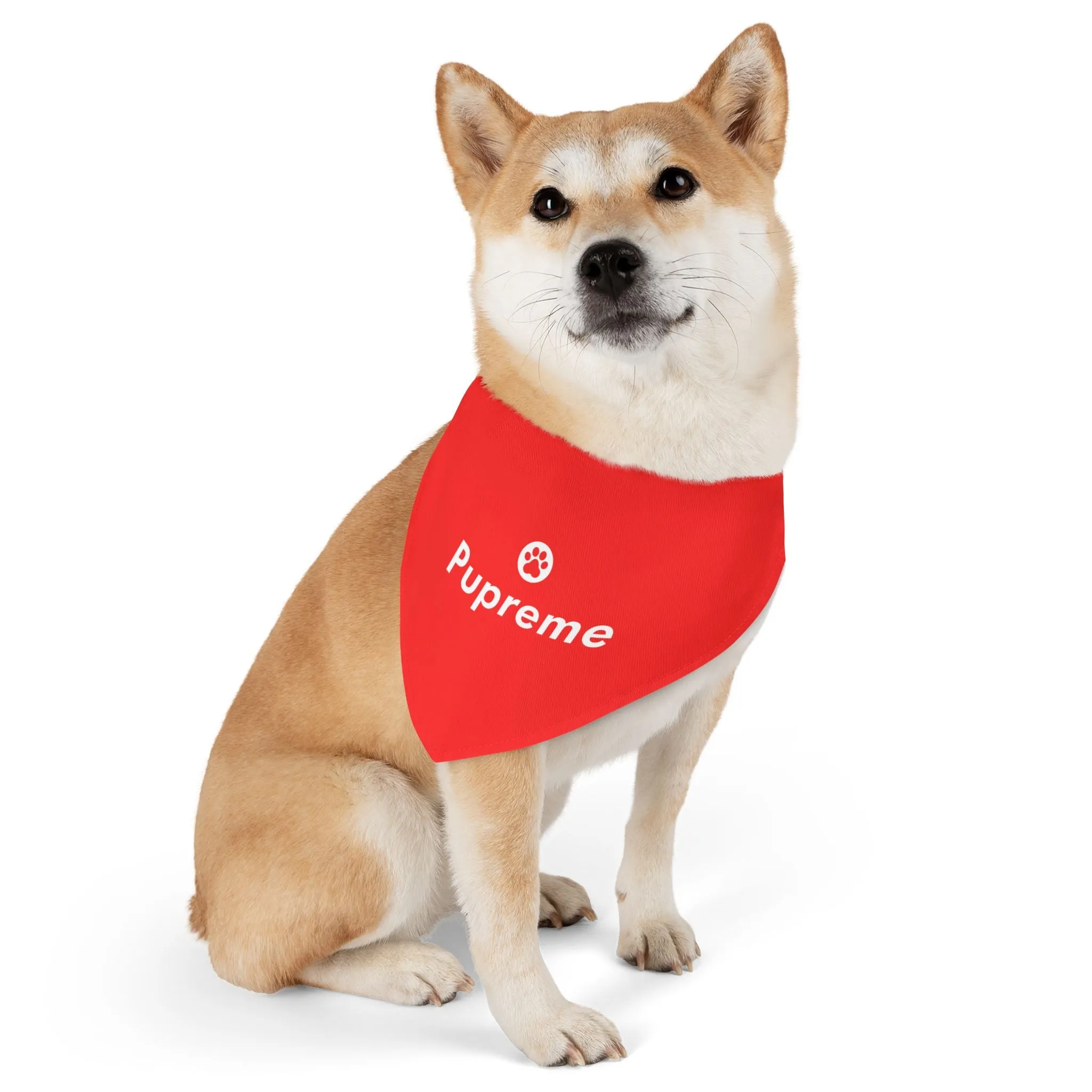 Pupreme Faux-Designer Pet Bandana Collar