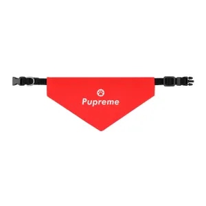 Pupreme Faux-Designer Pet Bandana Collar
