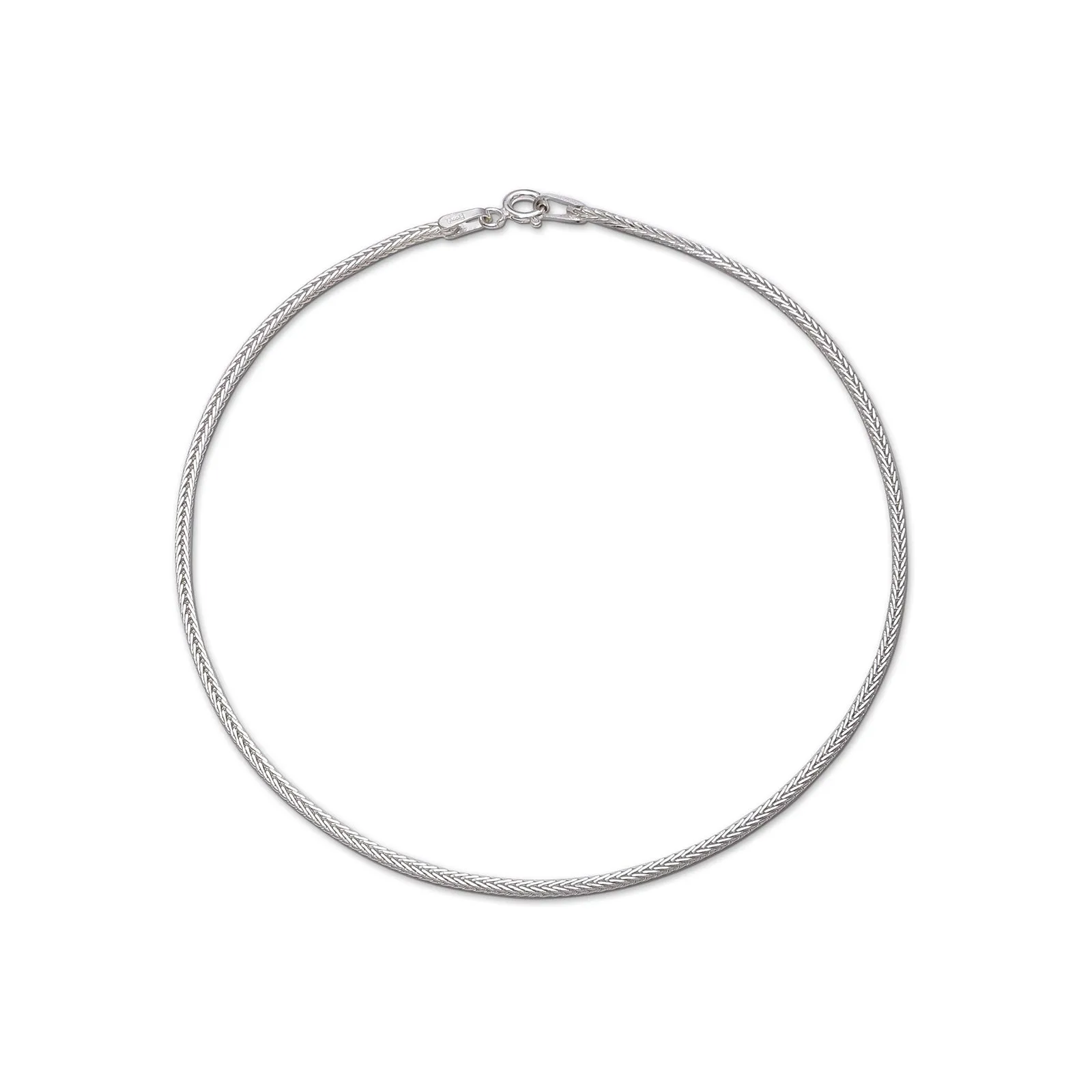 Pure Silver Anklet - Serpent's Grace Ankle Fitting