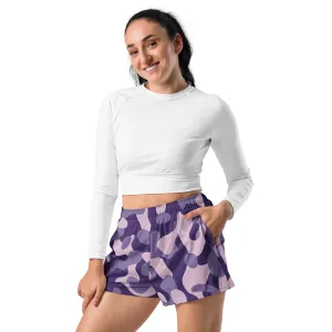 Purple Camo Athletic Shorts