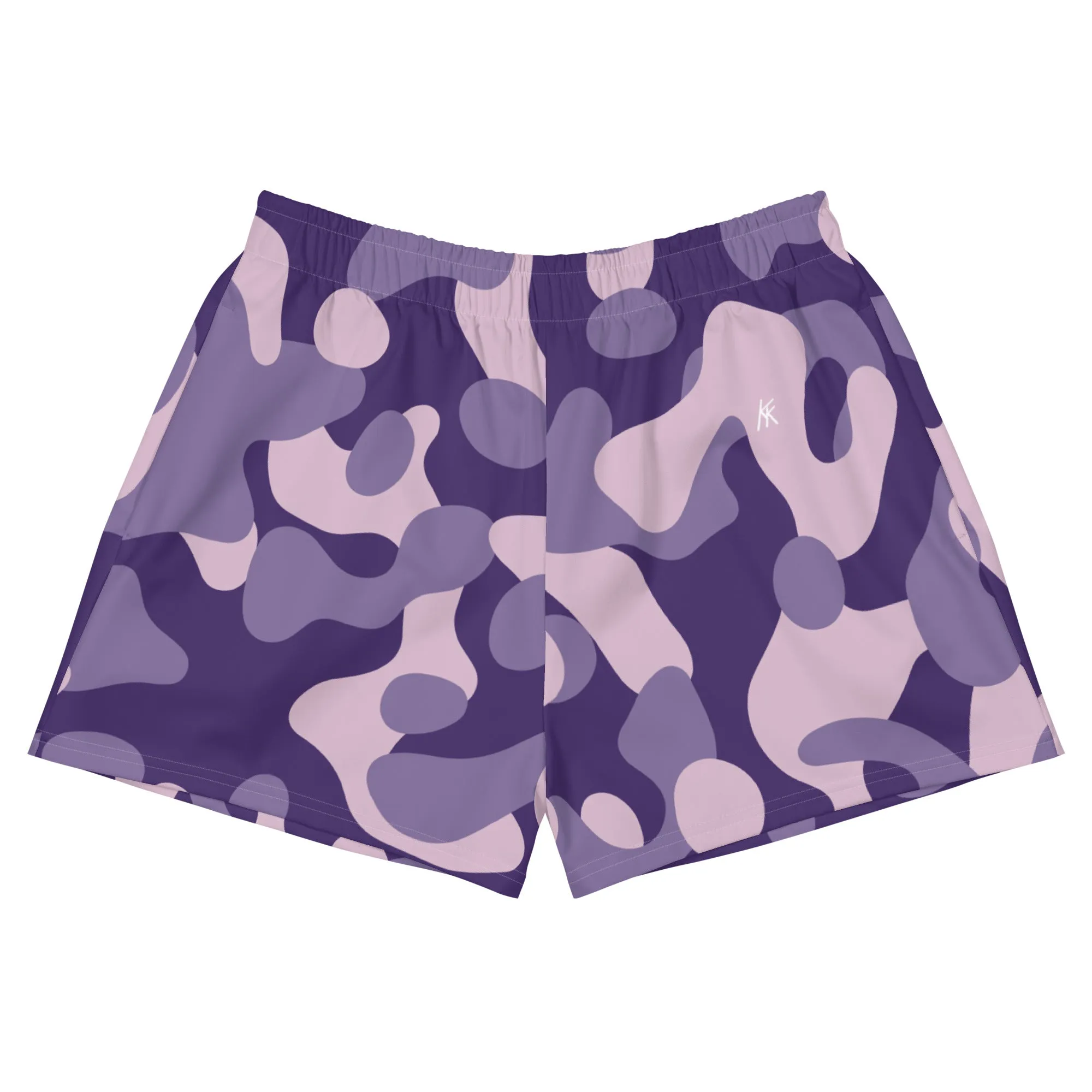 Purple Camo Athletic Shorts