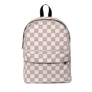 Purple Checkerboard Classic Backpack