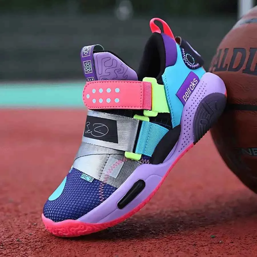 Purple Court Reign Basketball Shoes