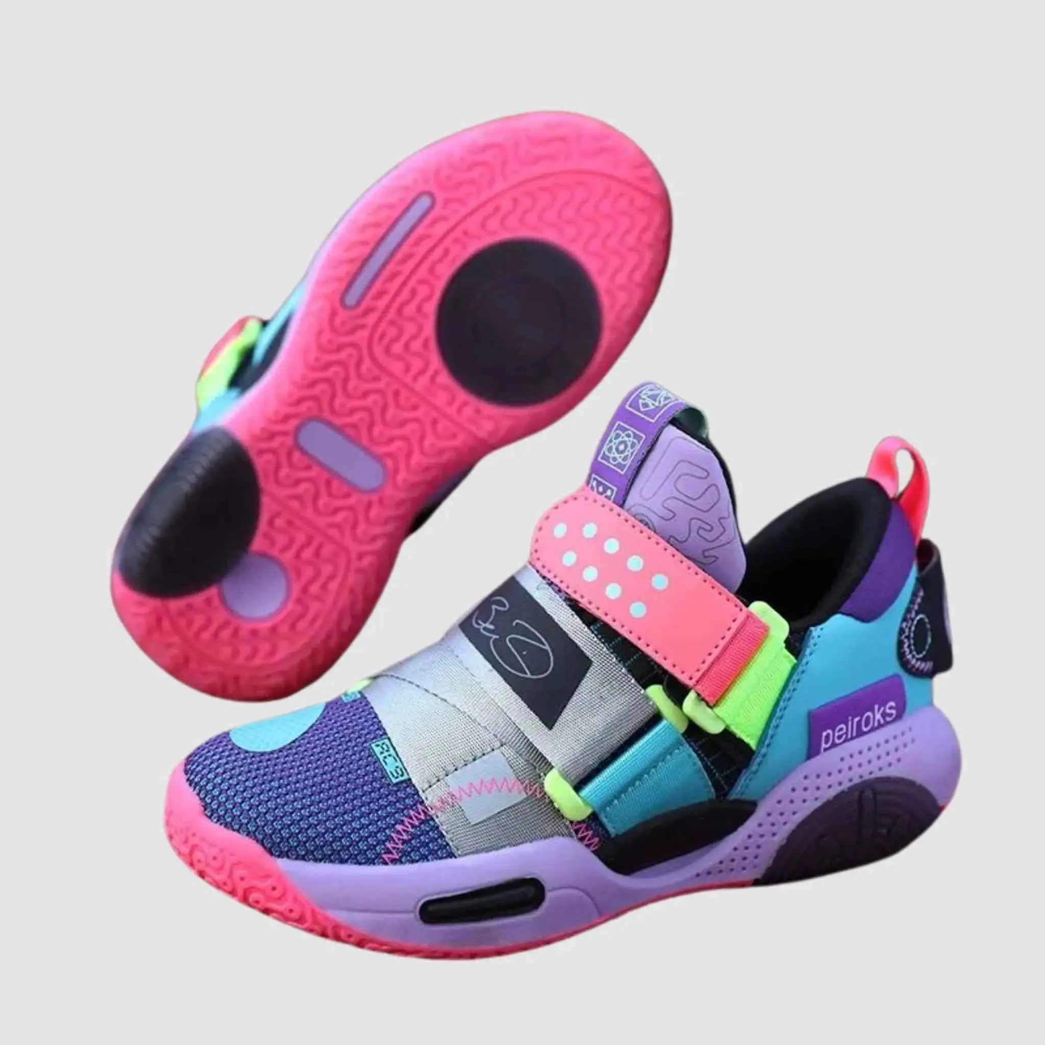 Purple Court Reign Basketball Shoes