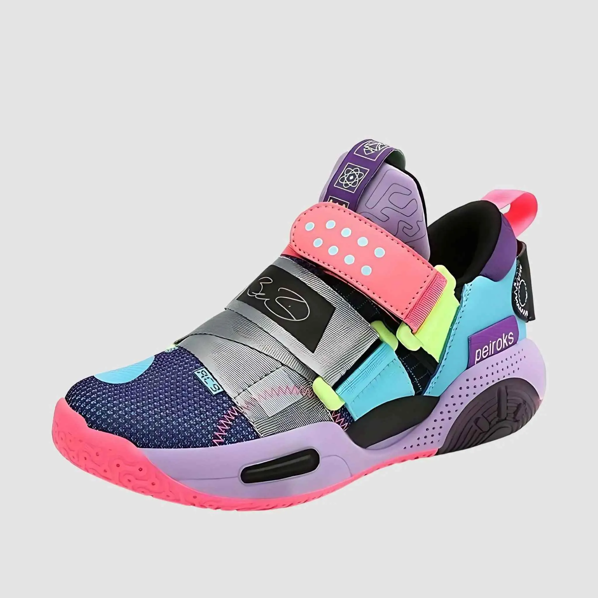Purple Court Reign Basketball Shoes