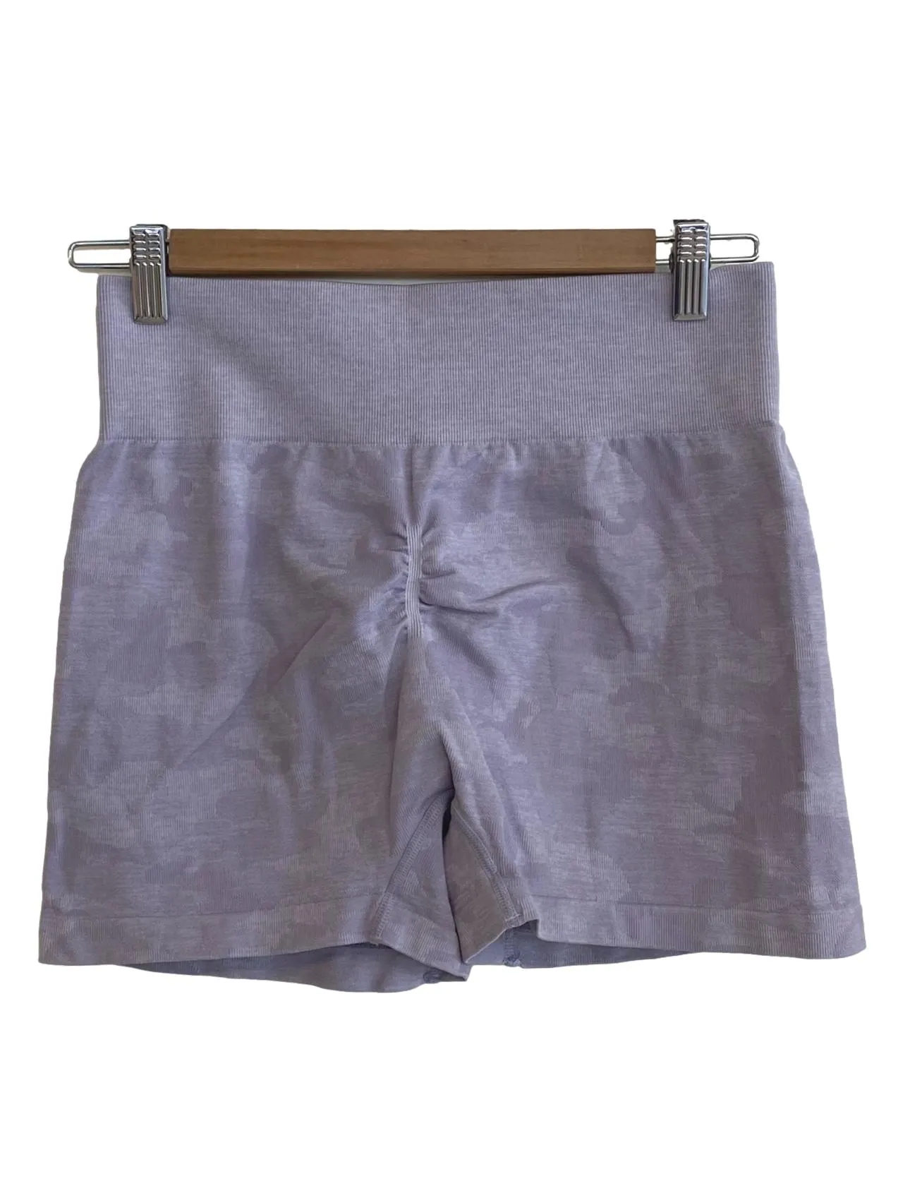 Purple Patterned Shorts