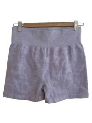 Purple Patterned Shorts