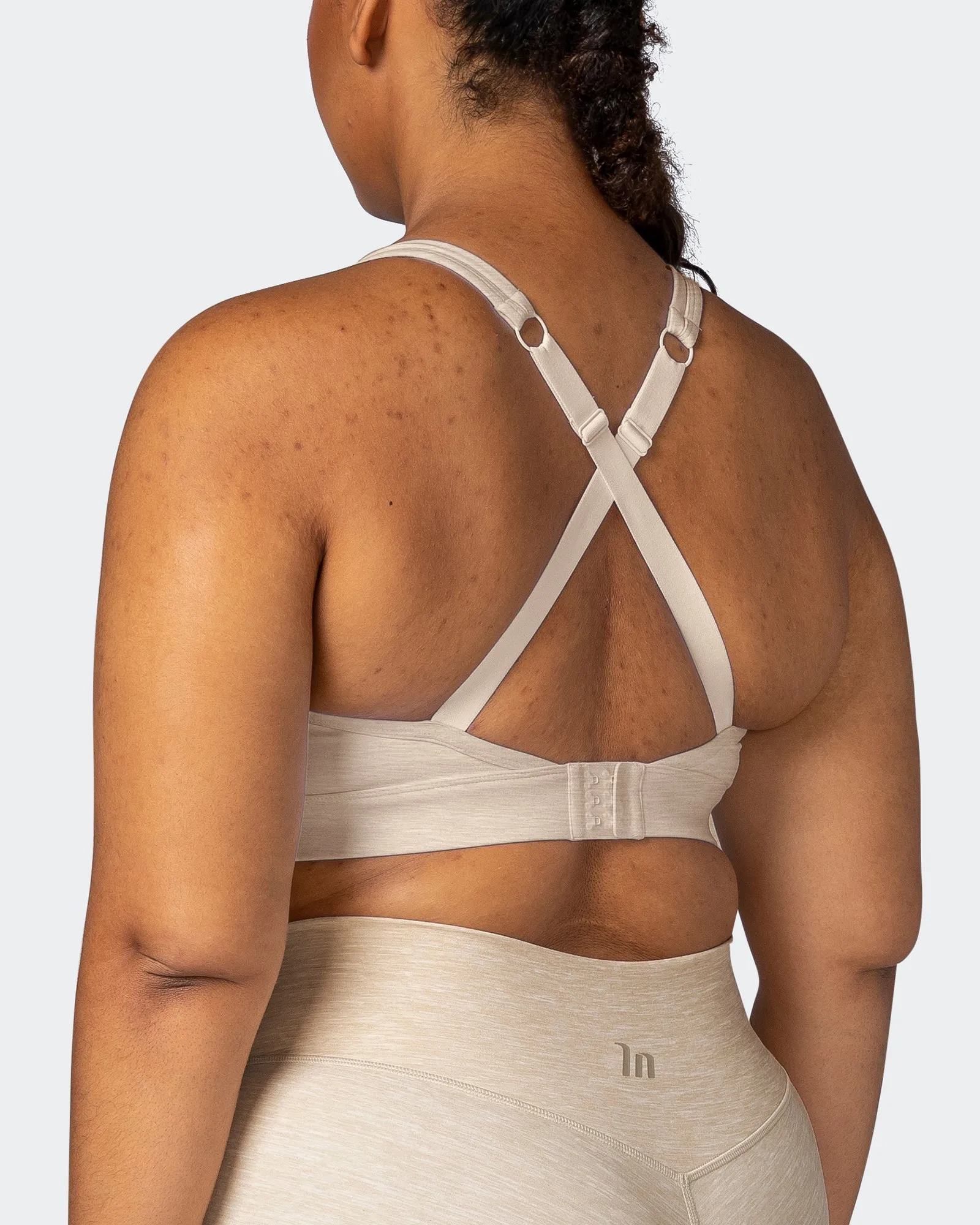 Purpose Bra - Almond Marl