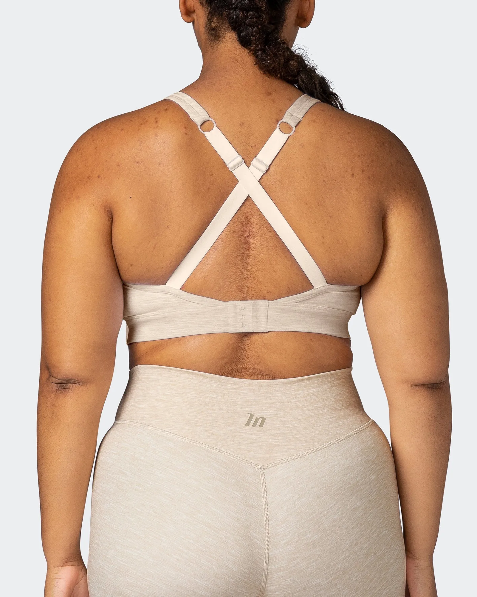 Purpose Bra - Almond Marl
