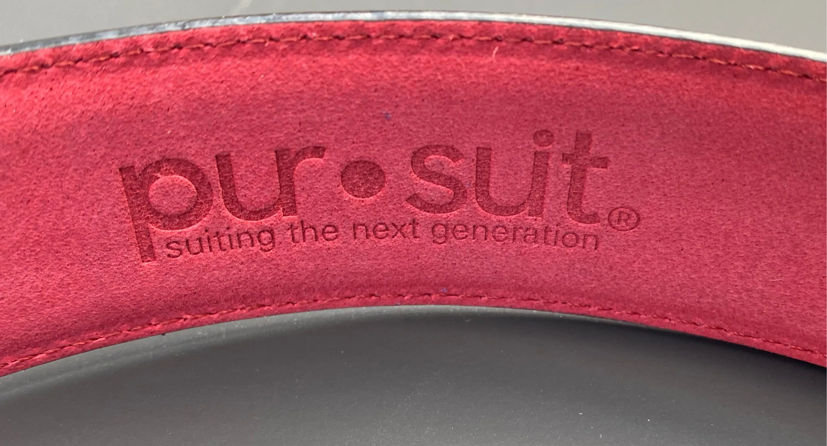 Pursuit Premium Black & Scarlet Belt (Final Sale)